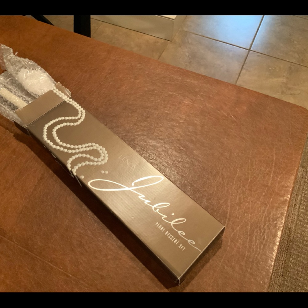Lenox Jubilee Pearl Dessert/Wedding Set